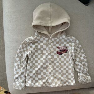 Mattel Hot Wheels Tan and White Toddler Jacket